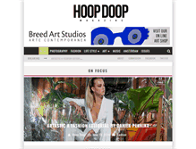 Tablet Screenshot of hoopdoopmagazine.com